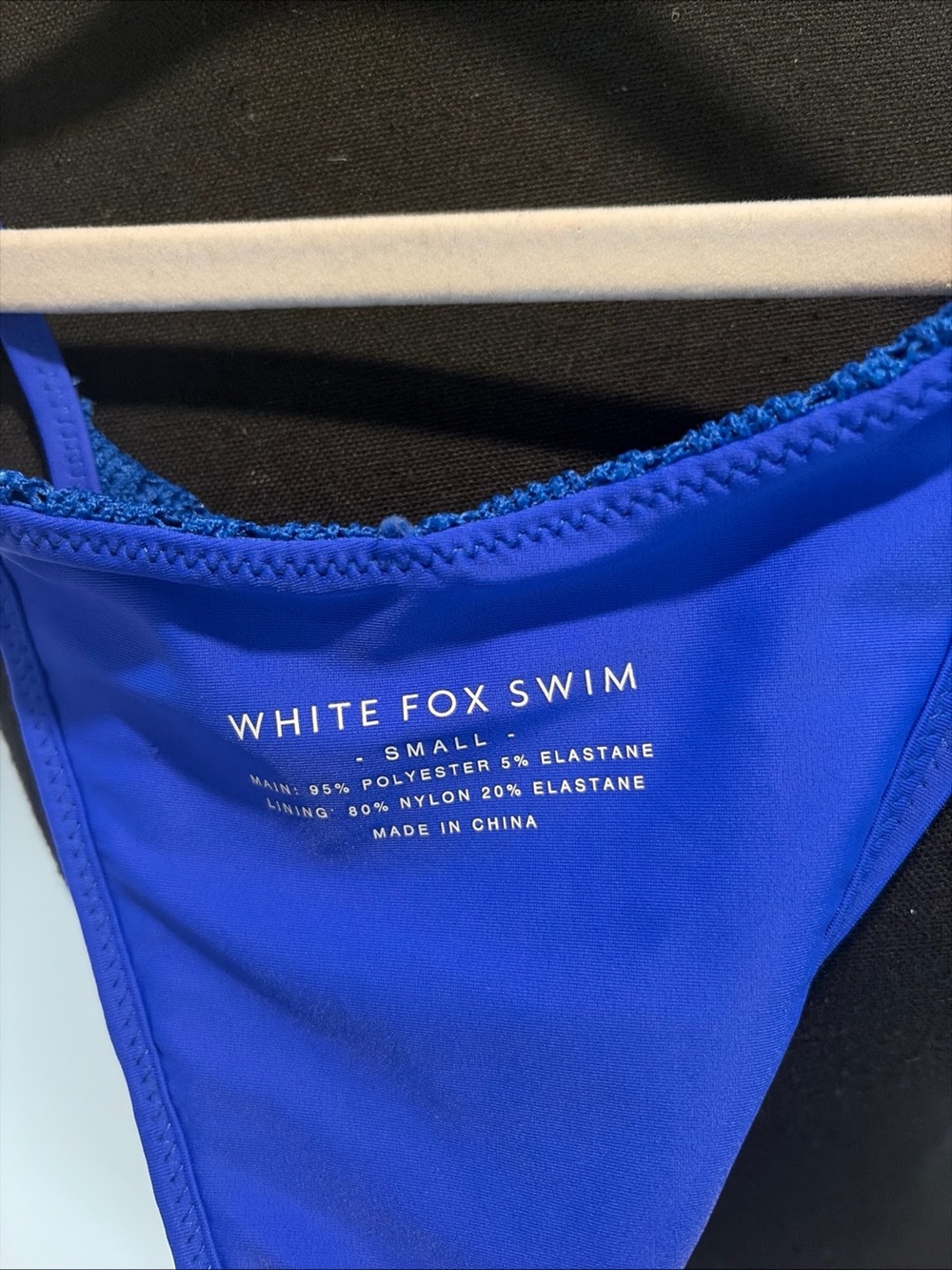 White Fox Swim Bikini Cobolt Bathing suit Blue Two Piece - Picture 15 of 15